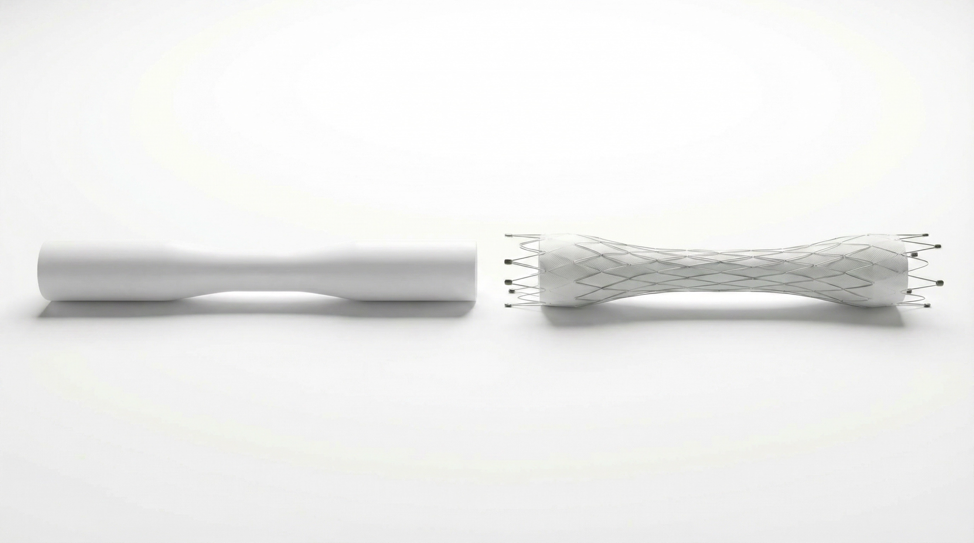 VascX elastic flow-control AV graft and stent